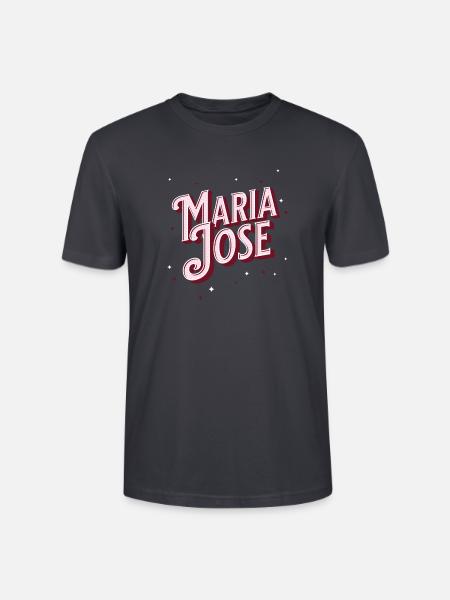 Maria Jose name personalized - Stanley/Stella CRAFTER Unisex Organic T-Shirt - India Ink Grey