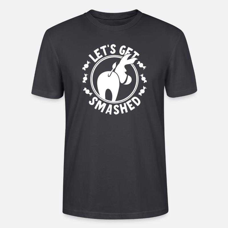 Let's Get Smashed Pinata - Stanley/Stella CRAFTER Unisex Organic T-Shirt - India Ink Grey
