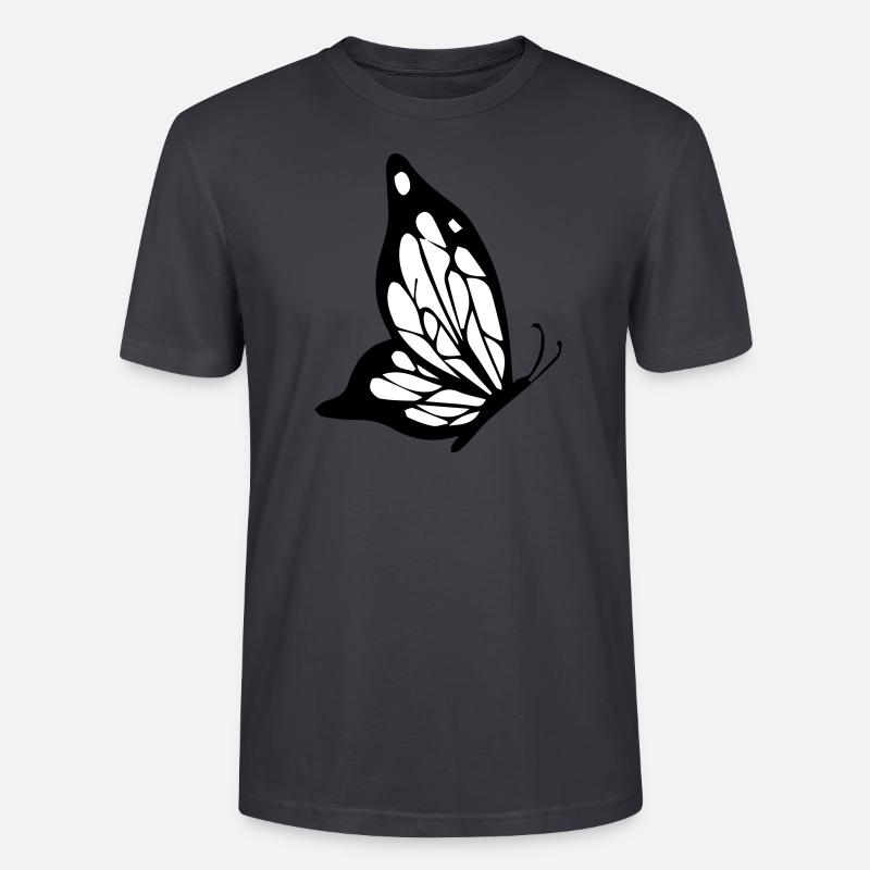 papillon - T-shirt bio CRAFTER Stanley Stella Unisexe - bleu gris foncé