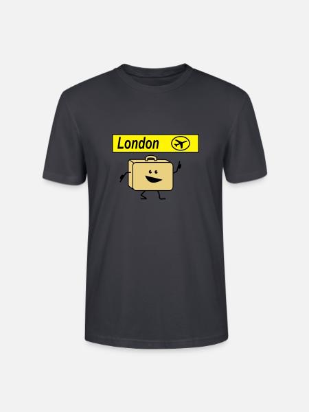 Suitcase london - Stanley/Stella CRAFTER Unisex Organic T-Shirt - India Ink Grey