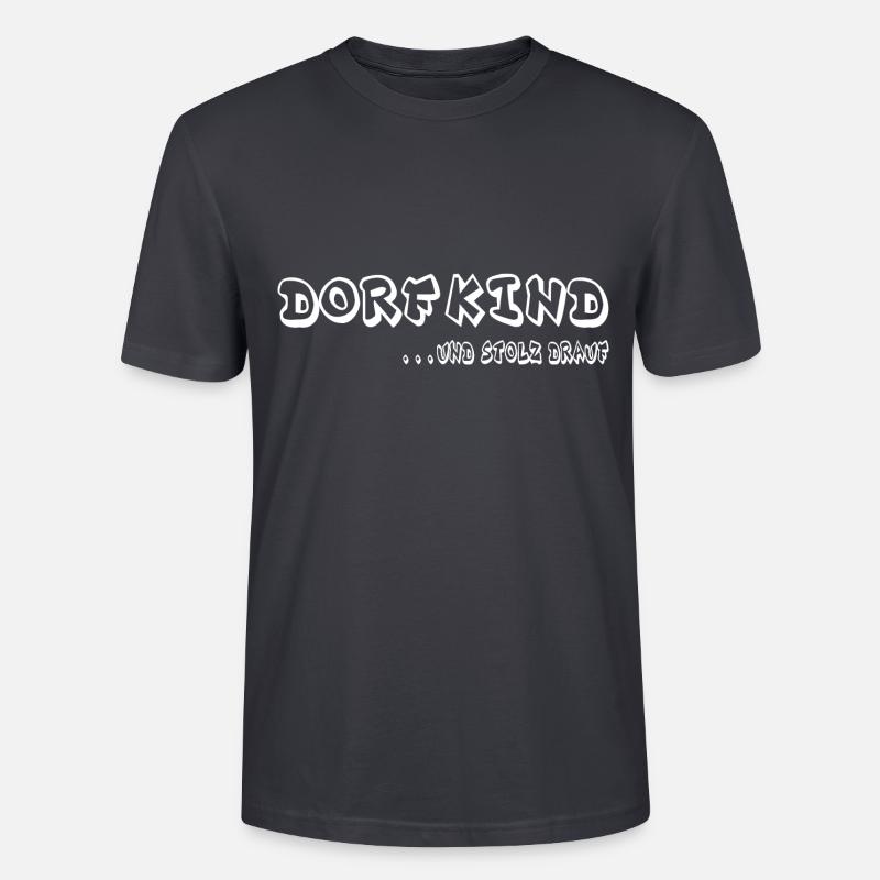 Dorfkind - Stanley/Stella Unisex Bio-T-Shirt CRAFTER - Dunkles Graublau
