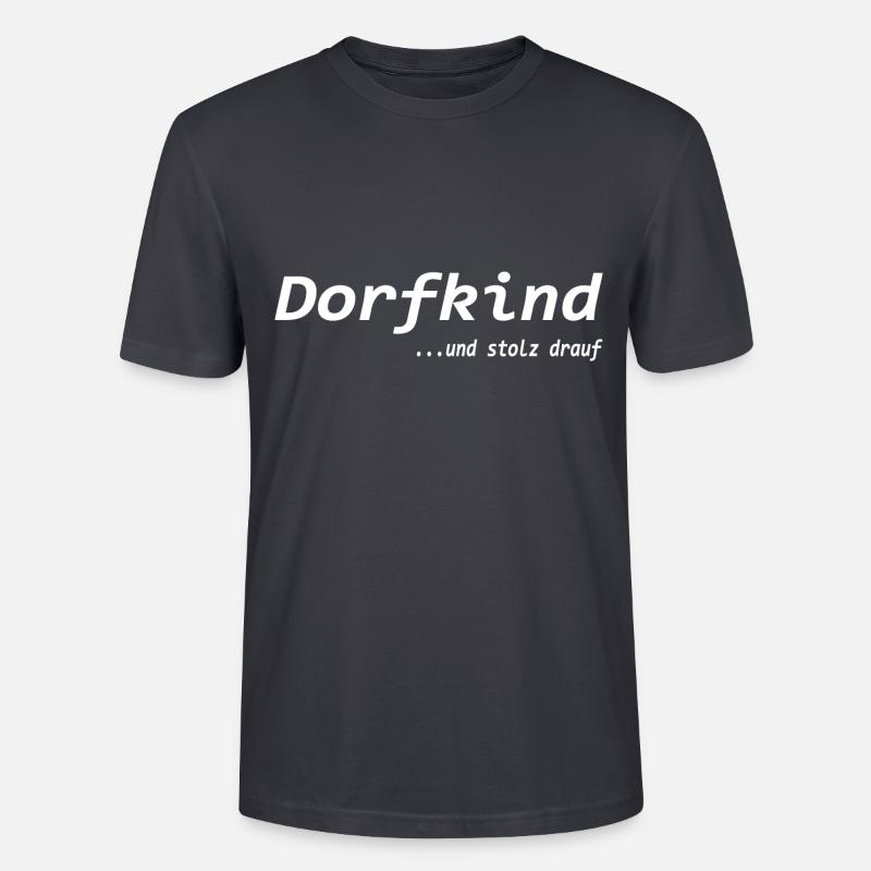 Dorfkind - Stanley/Stella Unisex Bio-T-Shirt CRAFTER - Dunkles Graublau
