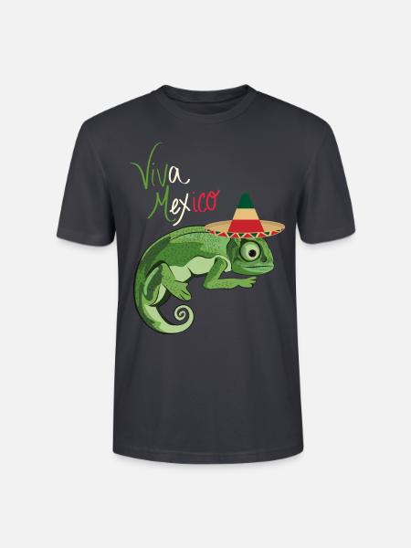 Viva Mexico Sombrero - Stanley/Stella CRAFTER Unisex Organic T-Shirt - India Ink Grey