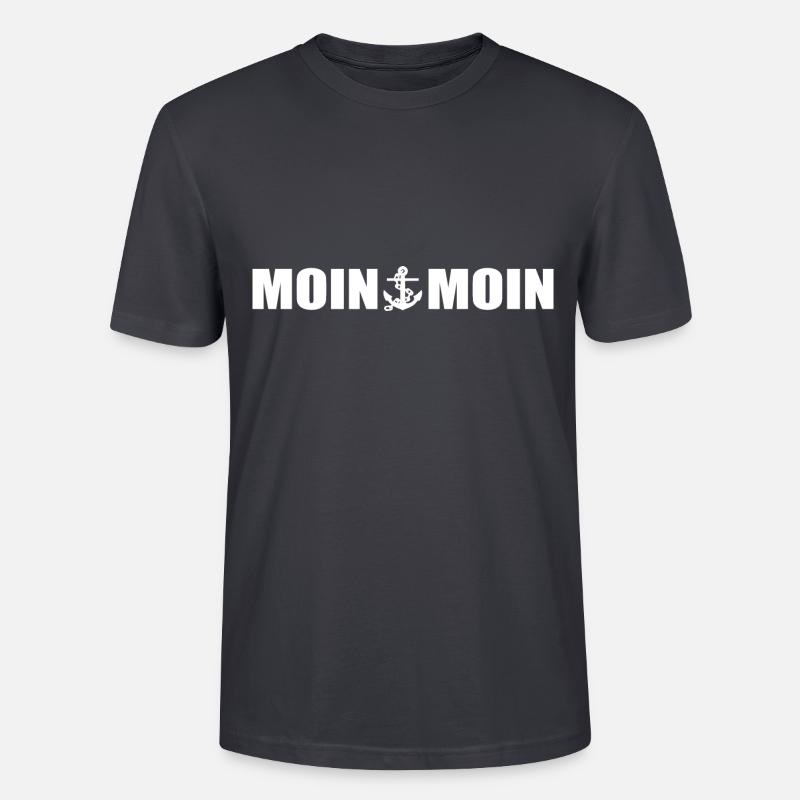 Moin - Stanley/Stella Unisex Bio-T-Shirt CRAFTER - Dunkles Graublau