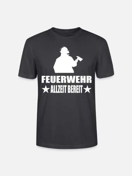 Feuerwehr - Stanley/Stella Unisex Bio-T-Shirt CRAFTER - Dunkles Graublau