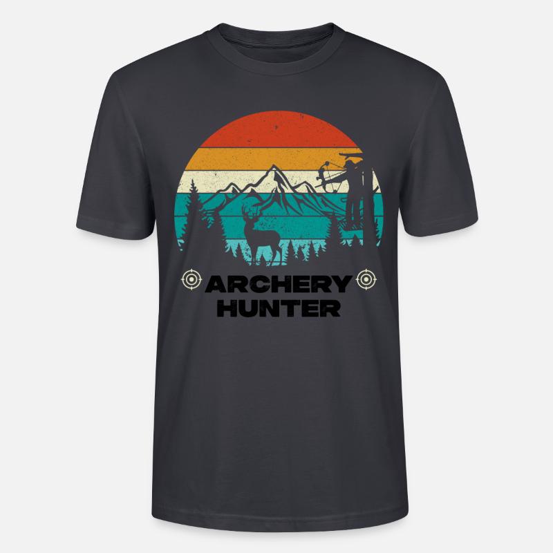 Archery Hunter - Stanley/Stella Unisex Bio-T-Shirt CRAFTER - Dunkles Graublau