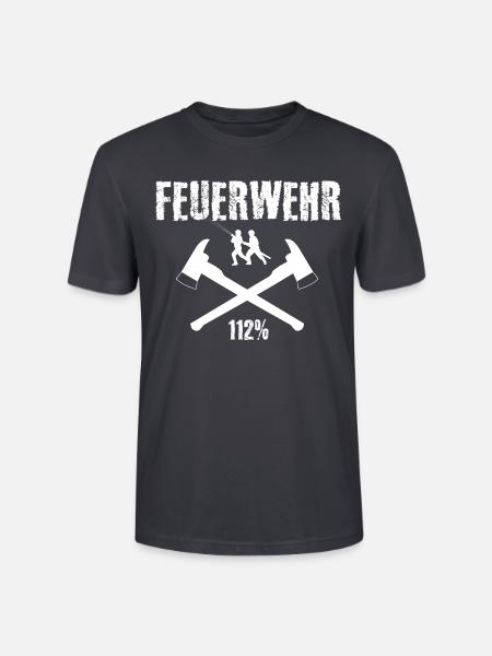 Feuerwehr - Stanley/Stella Unisex Bio-T-Shirt CRAFTER - Dunkles Graublau