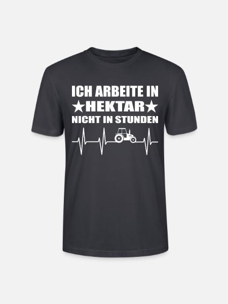 Traktor - Stanley/Stella Unisex Bio-T-Shirt CRAFTER - Dunkles Graublau