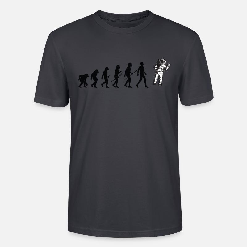 Evolution Spatial - T-shirt bio CRAFTER Stanley Stella Unisexe - bleu gris foncé