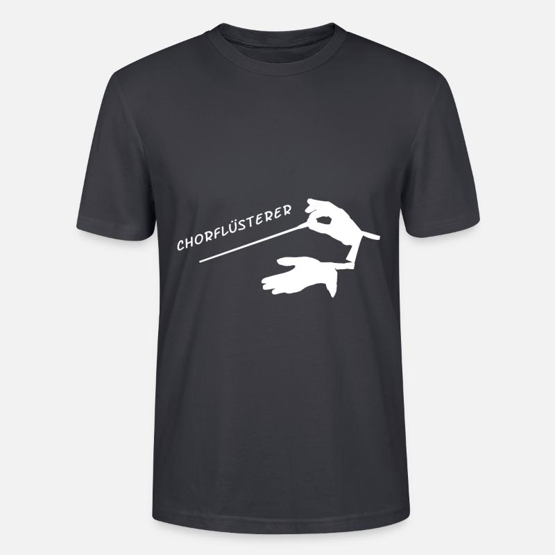 Chorleiter - Dirigent - Stanley/Stella Unisex Bio-T-Shirt CRAFTER - Dunkles Graublau