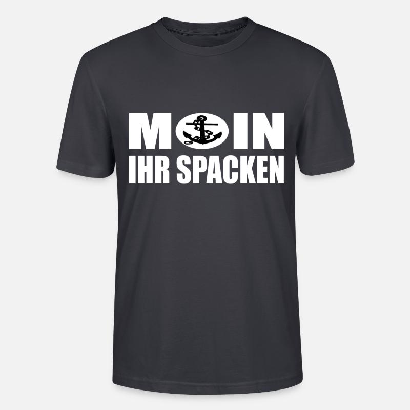 Moin - Stanley/Stella Unisex Bio-T-Shirt CRAFTER - Dunkles Graublau