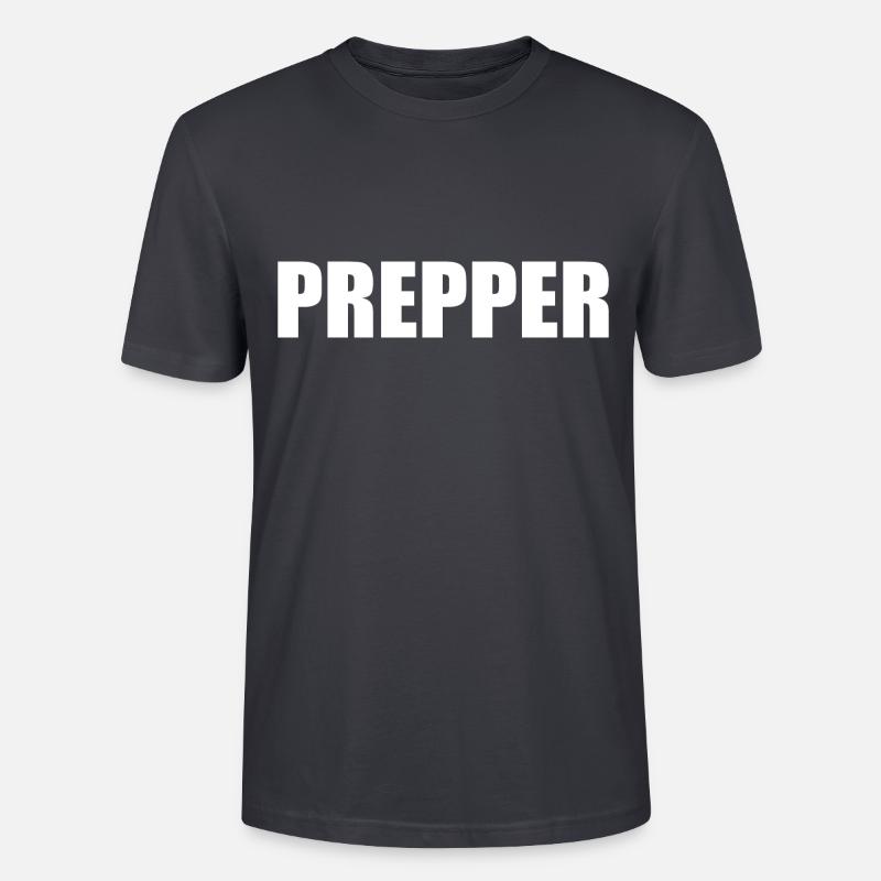 Prepper - Stanley/Stella Unisex Bio-T-Shirt CRAFTER - Dunkles Graublau