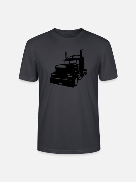 amerikanischer LKW - Stanley/Stella Unisex Bio-T-Shirt CRAFTER - Dunkles Graublau