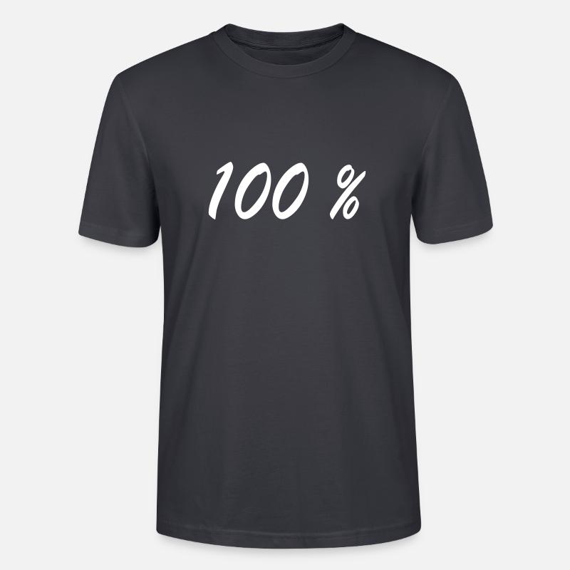 100 % - Stanley/Stella Unisex Bio-T-Shirt CRAFTER - Dunkles Graublau