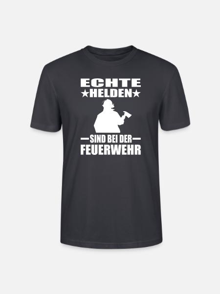 Feuerwehr - Stanley/Stella Unisex Bio-T-Shirt CRAFTER - Dunkles Graublau
