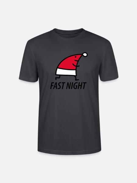Christmas Jogging - Stanley/Stella CRAFTER Unisex Organic T-Shirt - India Ink Grey
