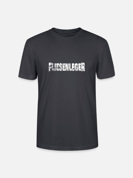 Berufung als Fliesenleger - Stanley/Stella Unisex Bio-T-Shirt CRAFTER - Dunkles Graublau