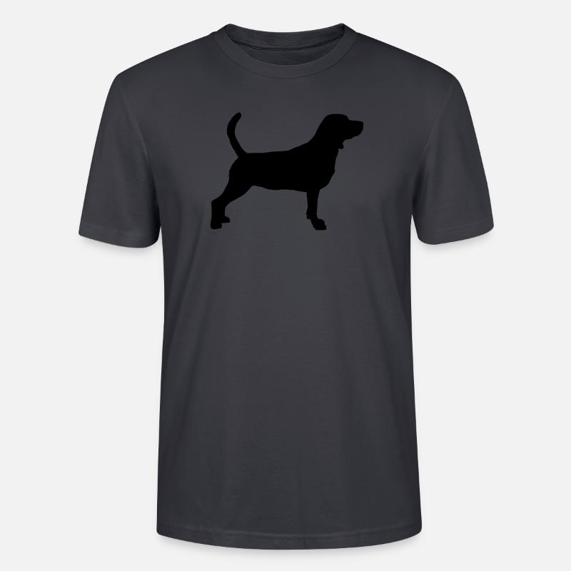 Beagle silhouette - T-shirt bio CRAFTER Stanley Stella Unisexe - bleu gris foncé