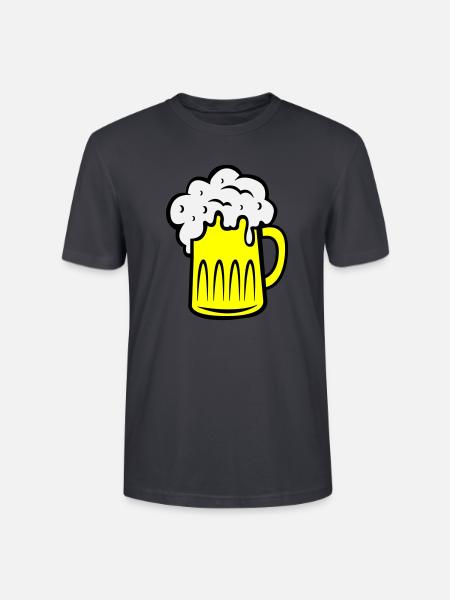 Bière 002 - T-shirt bio CRAFTER Stanley Stella Unisexe - bleu gris foncé