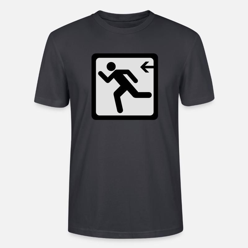 Exit - Stanley/Stella Unisex Bio-T-Shirt CRAFTER - Dunkles Graublau