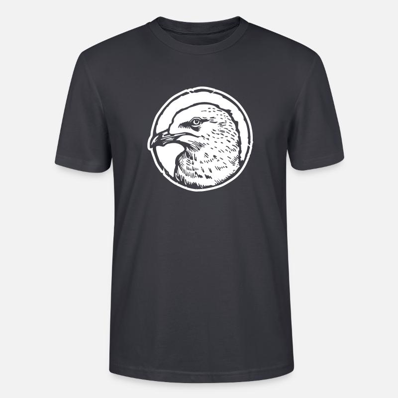 Möwe - Stanley/Stella Unisex Bio-T-Shirt CRAFTER - Dunkles Graublau