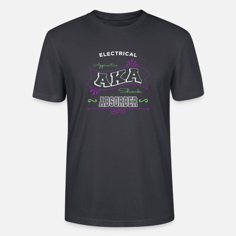 electrical engineering electrical engineer lineman - Stanley/Stella CRAFTER Unisex Organic T-Shirt - India Ink Grey