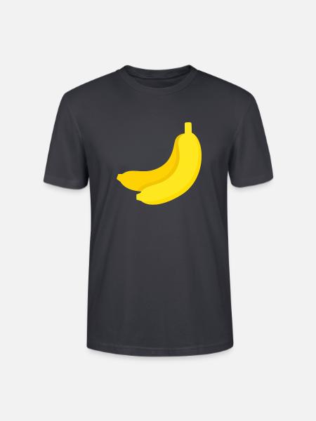 Banane - T-shirt bio CRAFTER Stanley Stella Unisexe - bleu gris foncé