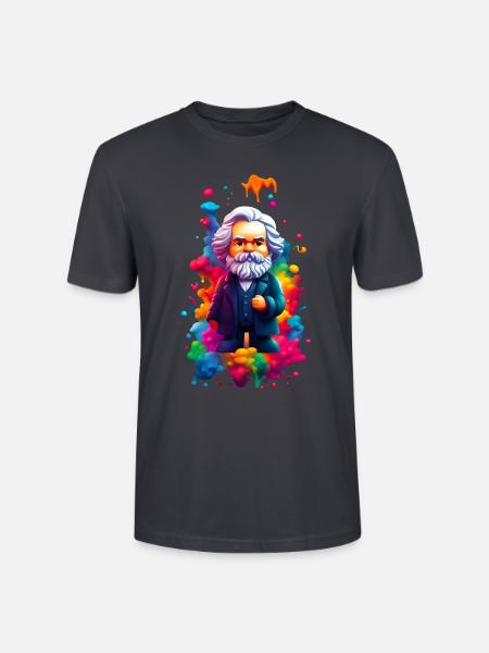 Karl Marx - Stanley/Stella CRAFTER Unisex Organic T-Shirt - India Ink Grey