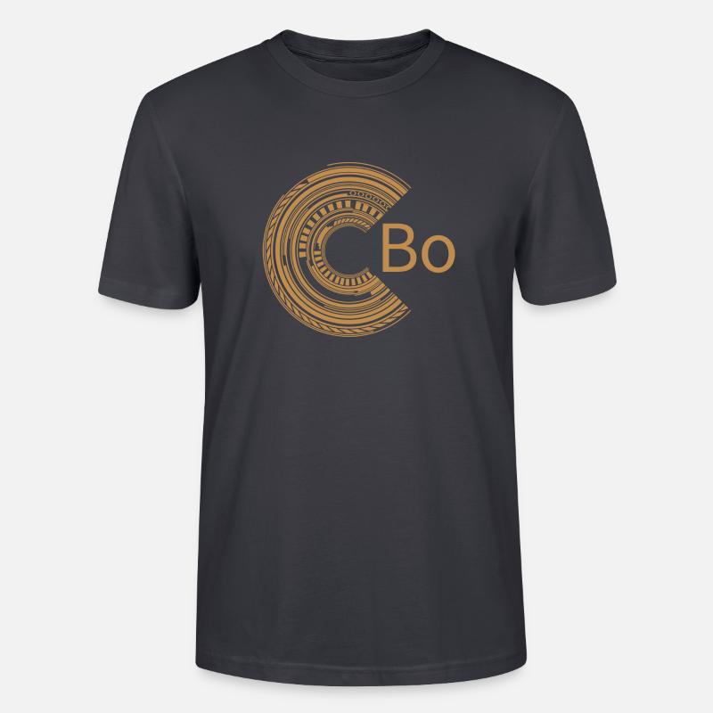 Pour Bo - T-shirt bio CRAFTER Stanley Stella Unisexe - bleu gris foncé