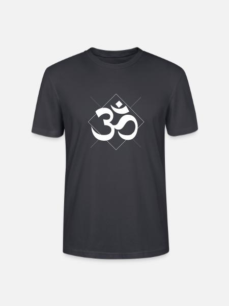 OM Zeichen - Stanley/Stella Unisex Bio-T-Shirt CRAFTER - Dunkles Graublau