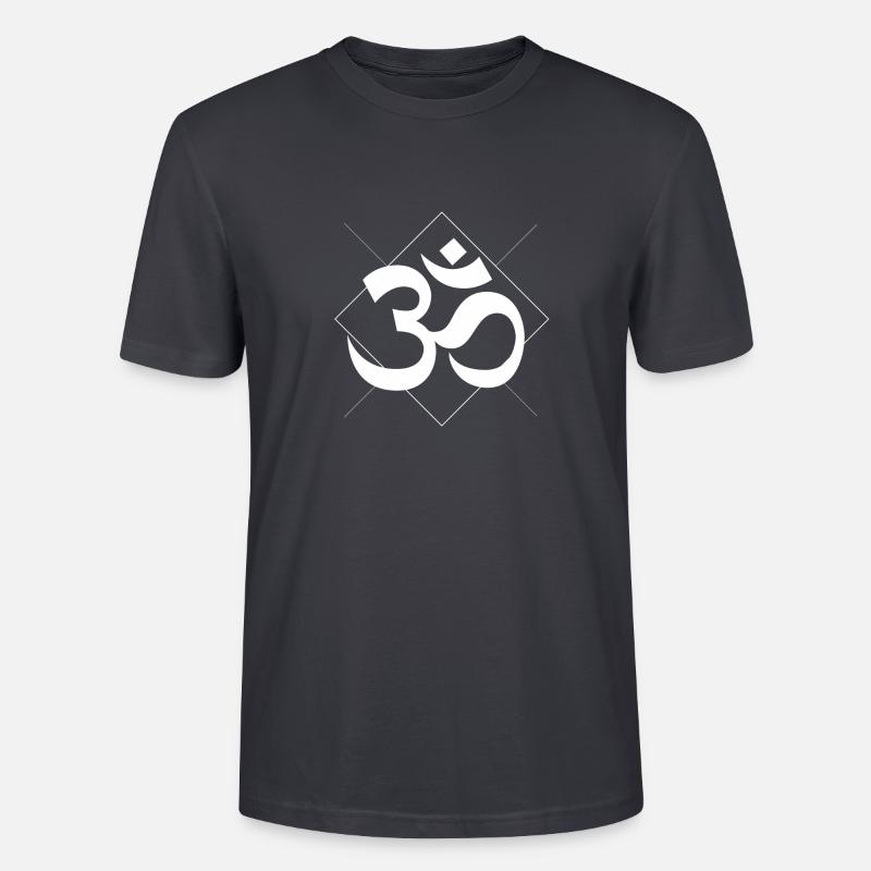OM Zeichen - Stanley/Stella Unisex Bio-T-Shirt CRAFTER - Dunkles Graublau