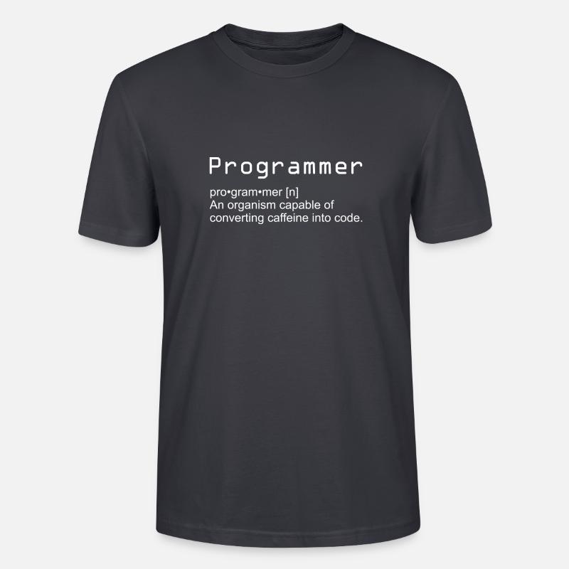 Programmeur programme cadeau geek geek - T-shirt bio CRAFTER Stanley Stella Unisexe - bleu gris foncé