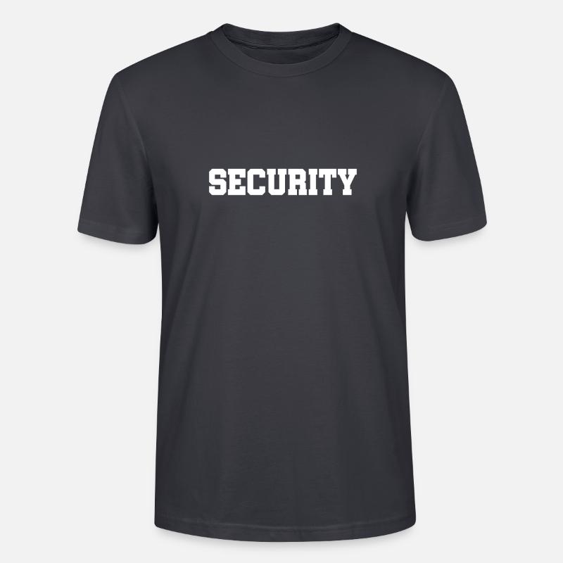 Security - Sicherheitsdienst - Bewachung - Schutz - Stanley/Stella Unisex Bio-T-Shirt CRAFTER - Dunkles Graublau