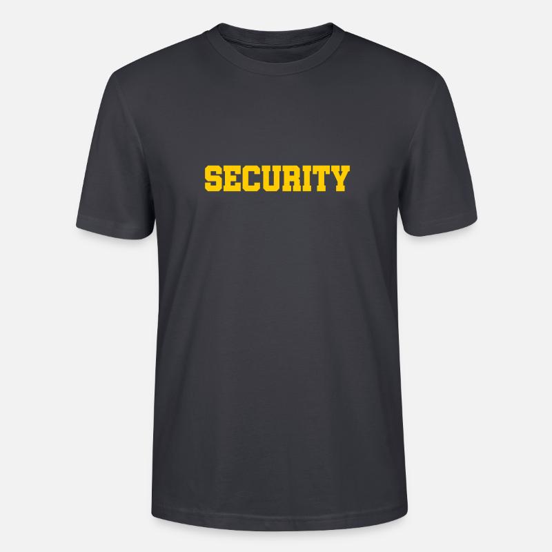 Security - Sicherheitsdienst - Bewachung - Schutz - Stanley/Stella Unisex Bio-T-Shirt CRAFTER - Dunkles Graublau