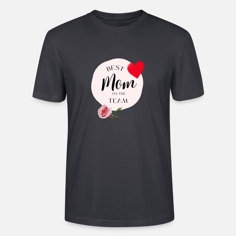 Beste Mutter im Team - Stanley/Stella Unisex Bio-T-Shirt CRAFTER - Dunkles Graublau