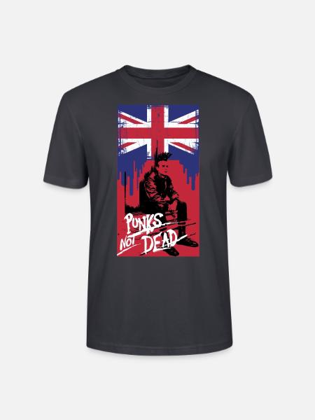 british punk rock - Stanley/Stella CRAFTER Unisex Organic T-Shirt - India Ink Grey