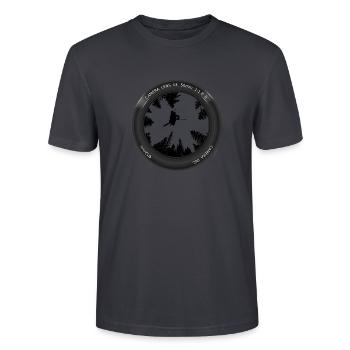 Fokus Freeski - Stanley/Stella Unisex Bio-T-Shirt CRAFTER - Dunkles Graublau - Vorne - Alina (178cm) & Michal (187cm)