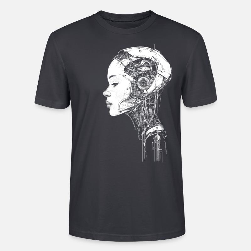 Assemblage Android - T-shirt bio CRAFTER Stanley Stella Unisexe - bleu gris foncé