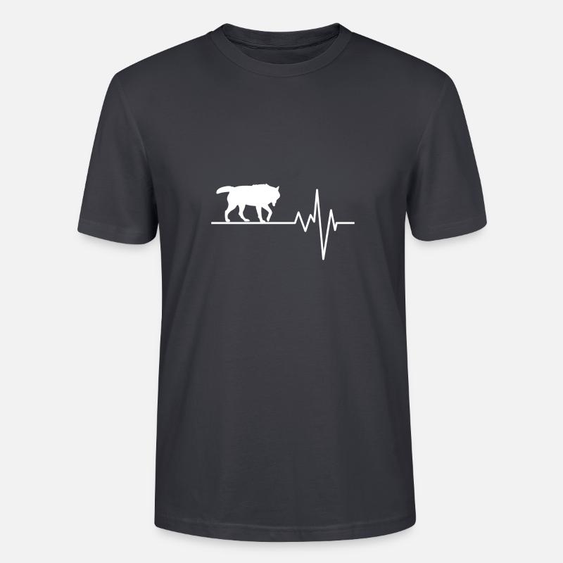 Wolf - Stanley/Stella Unisex Bio-T-Shirt CRAFTER - Dunkles Graublau