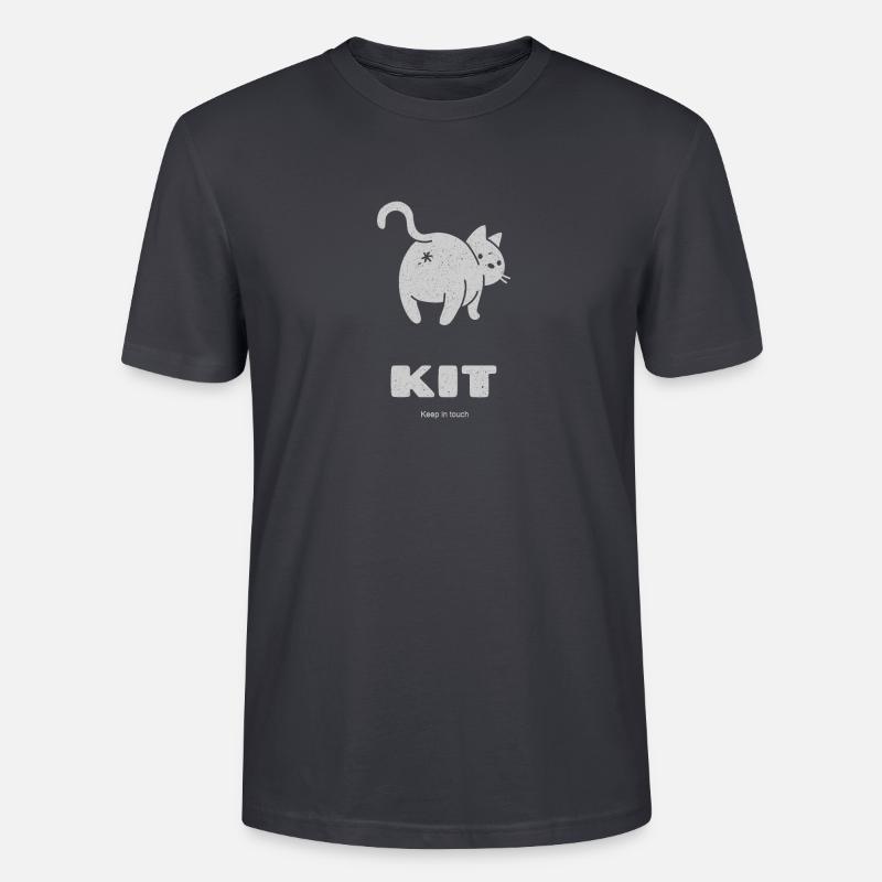 KIT - Keep in touch - Stanley/Stella Unisex Bio-T-Shirt CRAFTER - Dunkles Graublau