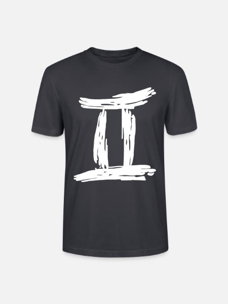 Sternzeichen Zwilling - Stanley/Stella Unisex Bio-T-Shirt CRAFTER - Dunkles Graublau