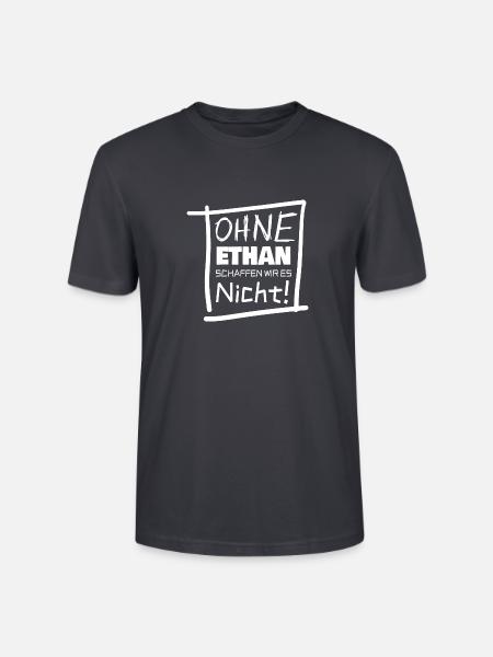 Geschenk für ethan - Stanley/Stella Unisex Bio-T-Shirt CRAFTER - Dunkles Graublau