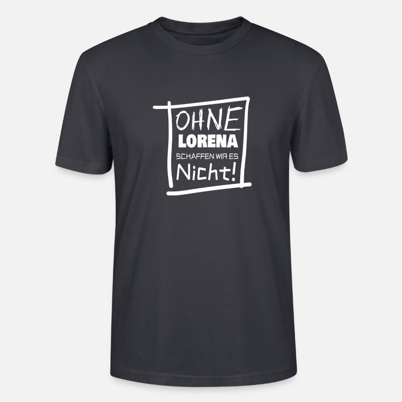lorena lorena - Stanley/Stella Unisex Bio-T-Shirt CRAFTER - Dunkles Graublau
