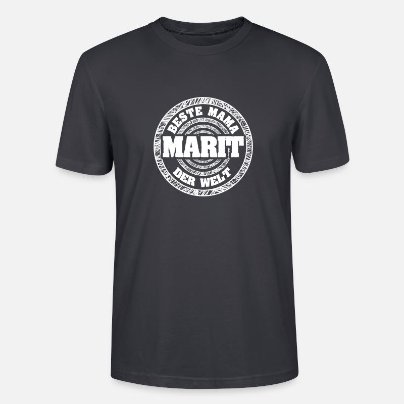 Mutter Marit - Stanley/Stella Unisex Bio-T-Shirt CRAFTER - Dunkles Graublau