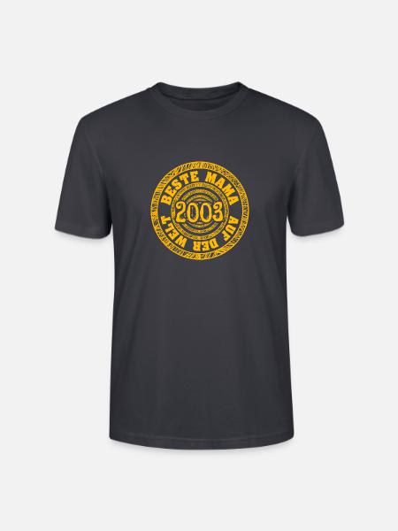Mum 2003 - Stanley/Stella CRAFTER Unisex Organic T-Shirt - India Ink Grey