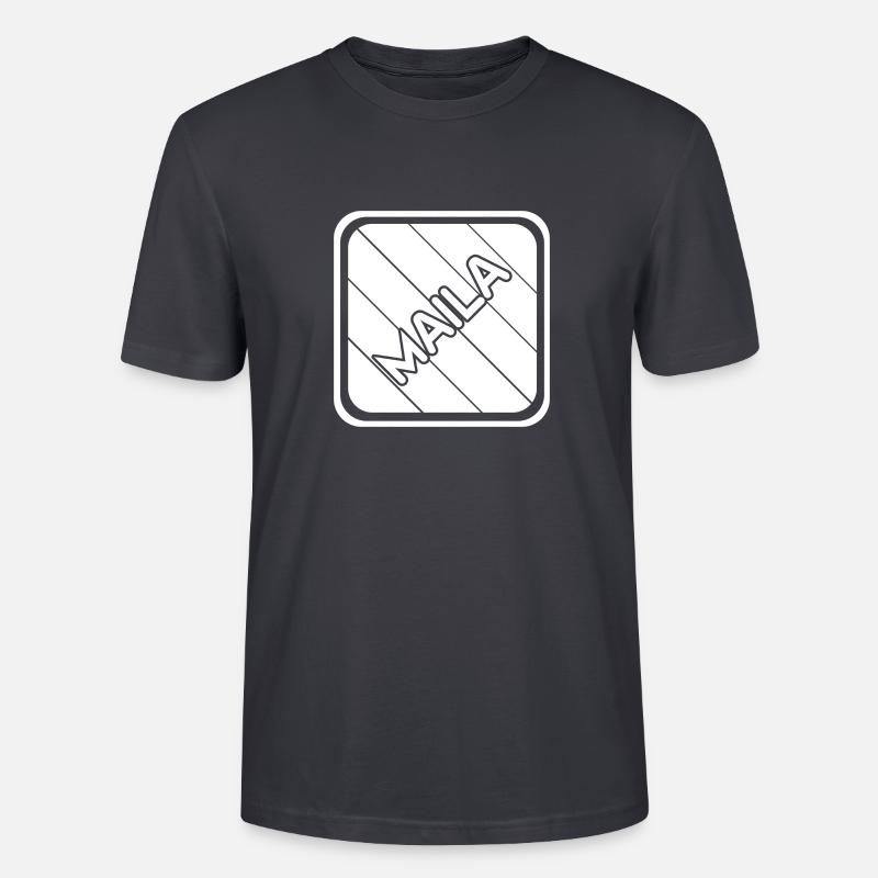 Maila - Stanley/Stella CRAFTER unisex luomu-t-paita - tummanharmaansininen