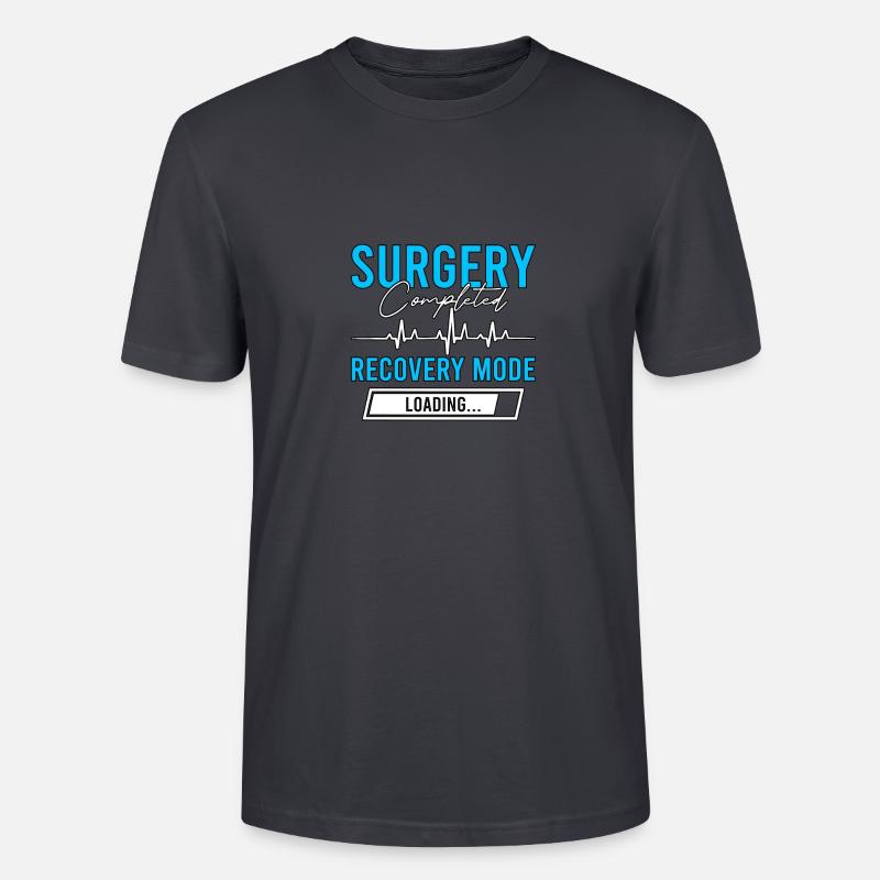 Surgery Completed Recovery Mode Loading - Stanley/Stella Unisex Bio-T-Shirt CRAFTER - Dunkles Graublau