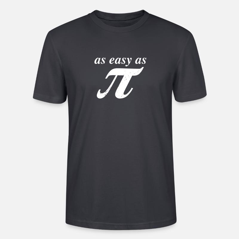 Aussi simple que PI - T-shirt bio CRAFTER Stanley Stella Unisexe - bleu gris foncé