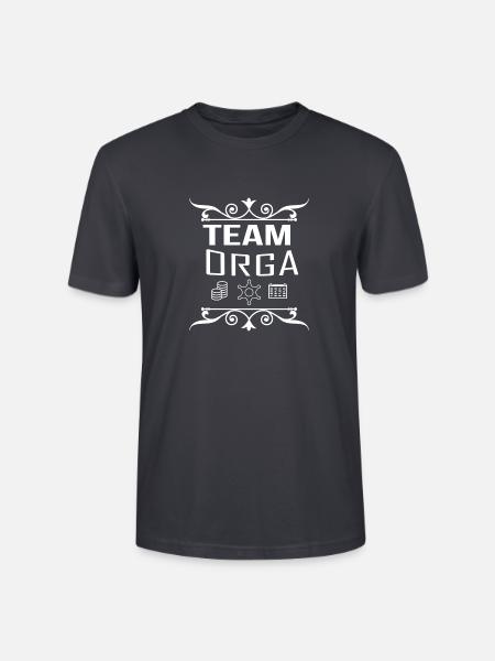 Team Organisation - Teamshirt - Stanley/Stella Unisex Bio-T-Shirt CRAFTER - Dunkles Graublau