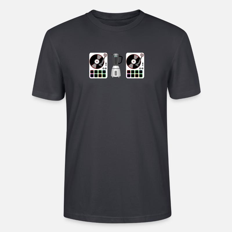 DJ Controller mit Mixer - Stanley/Stella Unisex Bio-T-Shirt CRAFTER - Dunkles Graublau